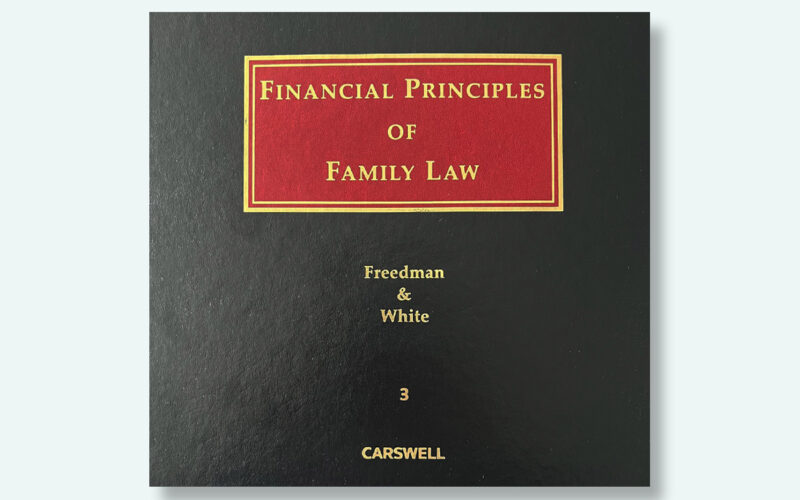 The Financial Principles of Family Law